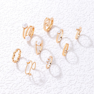 <span class=keywords><strong>2023</strong></span> nouvelle <span class=keywords><strong>bague</strong></span> simple <span class=keywords><strong>de</strong></span> luxe léger ensemble <span class=keywords><strong>de</strong></span> perles ensemble géométrique simple torsion paume ensemble <span class=keywords><strong>de</strong></span> neuf anneaux - Product Image 2