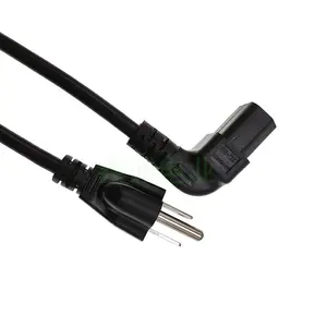 Japanese standard three core elbow hoe pin tail power cord Pse certification 2.0 square meters Japanese plug AC connection cable