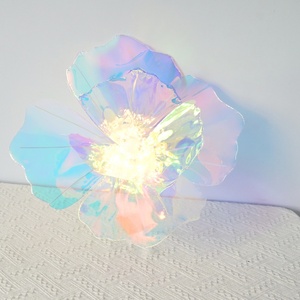C961 Decorazioni per Feste di Compleanno con <span class=keywords><strong>Farfalle</strong></span> <span class=keywords><strong>e</strong></span> <span class=keywords><strong>Fiori</strong></span> Colorati Tagliati al Laser, Sfondi <span class=keywords><strong>e</strong></span> Installazioni Artistiche per Instagram - Product Image 4