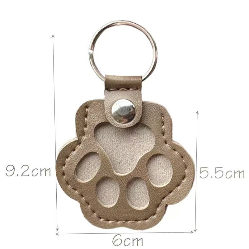 Pendentif de rangement pour poils d'animaux★ Film transparent [marron clair] 1 pièce envoyée