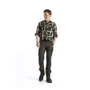 BLAKLADER - 142216454599D84 Pantalon de service extensible dans les 4 sens Vert olive foncé/Noir-PANTALON DE TRAVAIL EAN 7330509734353 - Product Image 3