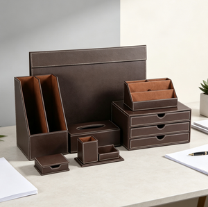 PU Leather Jewelry <b>Storage</b> Organizer Set, Jewelry Display Box for <b>Necklace</b> Ring Earring Bracelet Collection <b>Storage</b> - Product Image 4