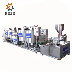 Machines de fabrication de yaourt Commercial/ligne de Production de yaourt industriel/équipements de processus de yaourt