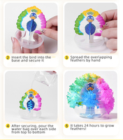 Cadeau de Noël en gros Kit d'expérimentation d'arbre en papier de cristal croissant jouets éducatifs scientifiques pour les enfants
