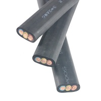 Hochwertiges kunden spezifisches flexibles wasserdichtes Gummi kabel 2/3/4 Ader 2,5/4/6/10/16sqmm quadratische/flache Tauchpumpen-Stromkabel