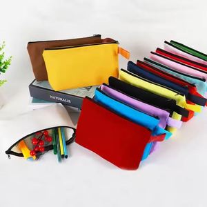 Bolsa de Maquillaje Personalizada de Lona, Linda Bolsa Escolar con Diseño de Unicornio y Estuche para Lápices para Niñas, Bolsa para Lápices con Cierre y Logotipo Personalizado - Product Image 3