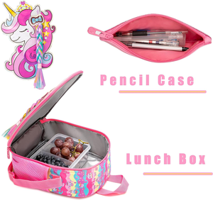 Sac <span class=keywords><strong>à</strong></span> <span class=keywords><strong>roulettes</strong></span> amovible 5 en 1 Girls Trending Bookbag Sac <span class=keywords><strong>à</strong></span> dos <span class=keywords><strong>à</strong></span> <span class=keywords><strong>roulettes</strong></span> <span class=keywords><strong>licorne</strong></span> rose Bagages pour enfants Sac <span class=keywords><strong>à</strong></span> dos scolaire - Product Image 6