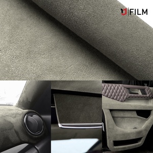 فيلم مخملي من الفينيل المدبوغ ذاتي اللصق M X 15M فيلم مخملي للسيارة ملصق ملصقا هواء مخملي فيلم ورق ملفوف مخملي - Product Image 2