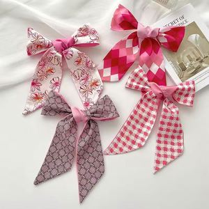 Élastiques à cheveux longs en tissu pour filles, accessoires de mode élégants, attaches pour queue de cheval, chouchous tendance - Product Image 4
