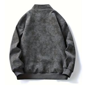 แจ็คเก็ต PU ล้างสีสไตล์เรโทรใหม่จากผู้ผลิตแจ็คเก็ต - ดีไซน์คอตั้ง เหมาะสำหรับสวมใส่สไตล์สตรีทและลำลองแนวอาร์ต - Product Image 4