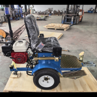 TOPROAD Honda 5.5HP Traceur de lignes routières à économie d'énergie, amplificateur de puissance efficace, machine de marquage routier pour voitures, pente de 60°, 15 km/h