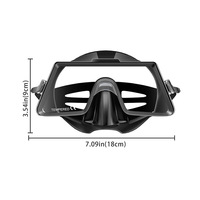 Masque de plongée et de natation pour adulte en silicone anti-buée au design unique, vente chaude directe usine