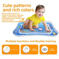 Tapis de jeu aquatique gonflable pour enfants, coussin de siège en PVC rempli d'eau pour ramper