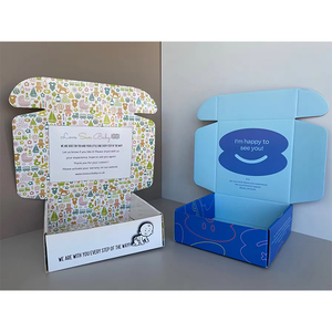 Tùy chỉnh in thương mại điện tử hộp giấy sóng tái chế các tông PR bưu phẩm bao bì vận chuyển hộp biểu tượng tùy chỉnh - Product Image 1