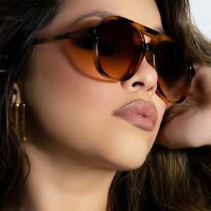 Gafas de Sol de Piloto con Marco Grande Vintage 2025, Personalizadas con Logotipo, Protección UV400, Diseño de Doble Puente con Estampado de Leopardo, para Hombre y Mujer - Product Image 4