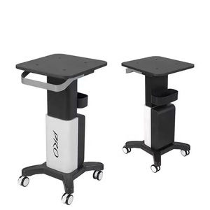 2026 Hot Selling Adjustable Salon <b>Trolley</b> Cart Stainless Steel Beauty Stand Medical <b>Mobility</b> Table With 4 Wheels Dark Gray - Product Image 3