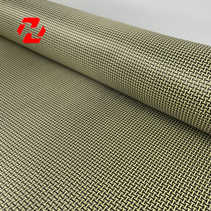 <span class=keywords><strong>Tissu</strong></span> hybride personnalisé en <span class=keywords><strong>Kevlar</strong></span> et carbone pour équipements sportifs légers - Product Image 3