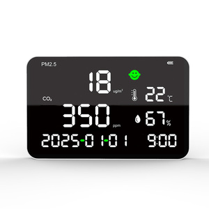 Detector de Calidad del Aire de Pared con Pantalla Súper Grande Dienmern, Sensor NDIR, Medidor de CO2 con Prueba de PM2.5 - Product Image 3