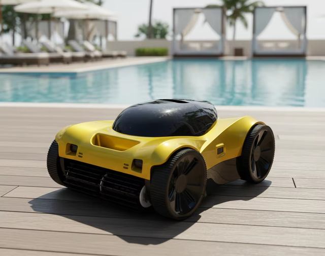 Addotron Advanced XT Pro 4-Wheel Navigation Wireless Pool Robot Vacuum Cleaner Intelligent Efficient Smart Path Planning