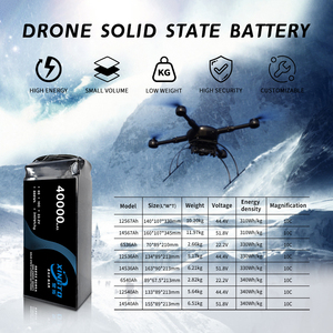 Batteria allo Stato Solido <span class=keywords><strong>al</strong></span> Litio Xingto 6s1p 40Ah 40000mAh 3.7v per Droni e UAV - Product Image 5