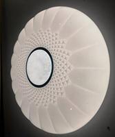Luminaire de plafond LED simple de couleur blanche avec décoration en forme d'étoile pour la maison, installation dans la chambre à coucher