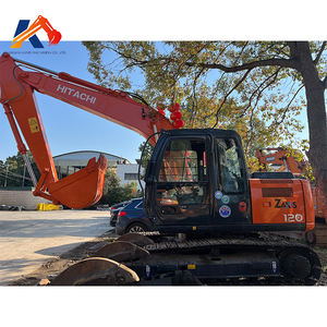 Excavateur d'occasion d'origine japonaise HITACHI ZX 120 ZX120 de bonne qualité 12 tonnes mini pelles sur chenilles moyennes d'occasion prêtes à être expédiées - Product Image 3