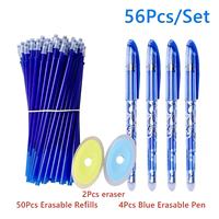Stylo gel effaçable multicolore G9003 avec gomme, stylo gel personnalisé en gros pour le bureau et l'école
