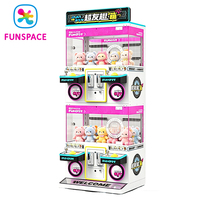 Funspace Factory Prix de gros Machine à griffes d'arcade à monnayeur pour enfants, pour centre de jeux