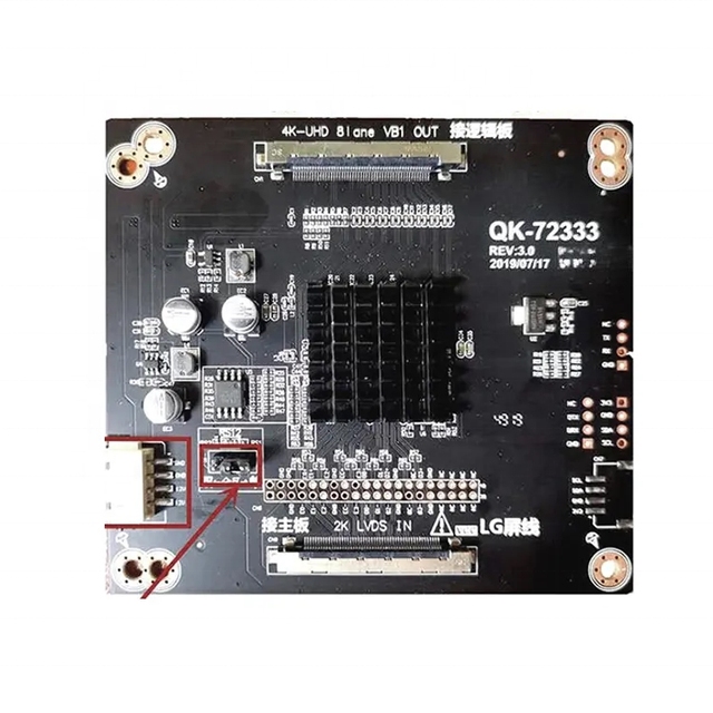 QK-72333 for TV repair Converter 2K TO 4K Adaptor Board lvds converter.