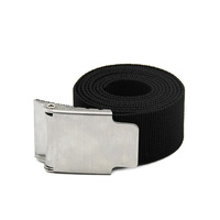 Ceinture de plongée en nylon avec boucle à dégagement rapide, blocs de plomb lestés en nylon, couleur noire, longueur étendue, lest de pêche et de plongée