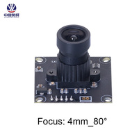Module de caméra industrielle miniature 1080P F22 4mm 80 CMOS 30fps UVC USB MJPG/YUY2 multi-OS sans pilote pour microscope