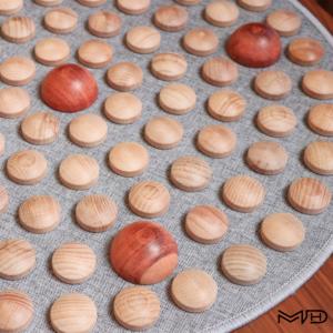 Ayak Akupresür Matı (48cm Çap) Taşınabilir Katlanabilir Geliştirilmiş Versiyon Sedanter Yaşlılar, Öğrenciler, Ofis Çalışanları için Mükemmel - Product Image 3