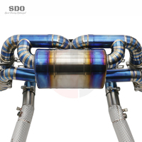 Système d'échappement complet en titane SDO pour Ferrari 360 F360 3.6L V8 2001-2005, collecteur et tuyau droit avec bouclier thermique