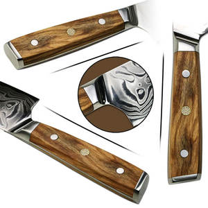 Juego de Cuchillos de Cocina de Acero de Damasco de Alta Calidad, Juego de Cuchillos de Chef de Varias Piezas con Hoja para Cocina Doméstica y Comercial - Product Image 3