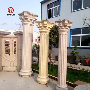 대리석 돌 게이트 기둥, 건물 장식 기둥 디자인