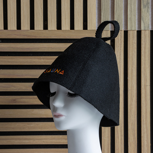 Un gorro de sauna de lana pura que muestra su nombre con orgullo mientras el calor intenta alcanzar <span class=keywords><strong>tu</strong></span> cabeza <span class=keywords><strong>y</strong></span> fracasa en su esfuerzo. - Product Image 6