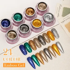 High quality 3d emboss gel polish for modeling without suction pen or light