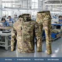 Ensemble uniforme tactique Multicam, veste et pantalon camouflage résistants à l'abrasion, vêtements de travail OEM ODM