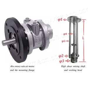 4kw air driven high shear mixer