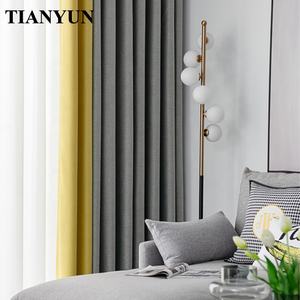 Giá Cả Cạnh Tranh Rèm USA Hot Bán Hình thoi Jacquard Châu Âu Nặng Màn Rèm Vải Cho Cửa Sổ Phòng Khách Bán Buôn - Product Image 4
