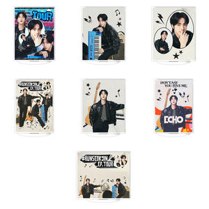 Kpop idols Jin อะคริลิคสแตนเดอร์10ซม. พิมพ์ลายตัวละครแบบสองด้านป้ายแสดงบนโต๊ะป้ายแบบยืนแฟนๆของสะสมของขวัญ - Product Image 1