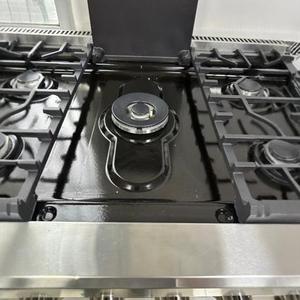 48-Inch Natural Gas <b>Range</b> With Oven Stainless Steel Freestanding Traditional Design - Product Image 4