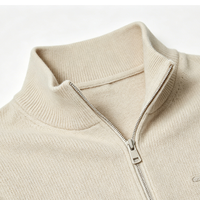 Pull-over tricoté décontracté uni anti-plis pour homme, personnalisable avec logo et couleur