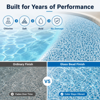 Vente en gros usine – Galets de quartz décoratifs brillants et colorés pour aménagement paysager de cours de maisons d'hôtes et piscines