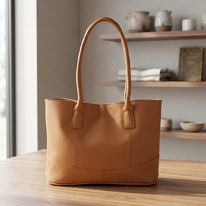 Hand Carving Designer Genuine Leather Zipper Clutch Large Capacity Waterproof Customizable Lightweight Durable 3L+ Handbag - Product Image 4