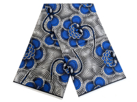 Nouveau Tissu Africain Teint à la Cire, Tissu Ciré 6 Yards, Tissu Batik, Tissu en Coton Ciré à Motifs, Tissu