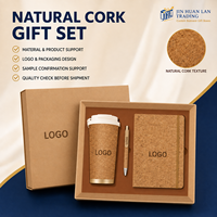 Coffrets cadeaux écologiques originaux en bois : tasse à café, carnet, stylo, clé USB – Idéal pour les entreprises, Noël, souvenirs de luxe, cadeaux de bureau