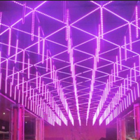 Tube LED RGB à changement de couleur complet DMX512/Activé par le son, effet pluie de météores, éclairage de bar DJ avec indice de protection IP65