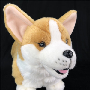 Peluche Realistico di Cane Corgi, Giocattolo in Peluche Corto con Imbottitura in Cotone PP, Simpatico Cucciolo 11-30cm di Altezza, Produzione all'Ingrosso Guangdong - Product Image 4