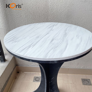 Koris thương hiệu tùy chỉnh Đá Nhân Tạo acrylic rắn bề mặt đá cẩm thạch bàn ăn - Product Image 2